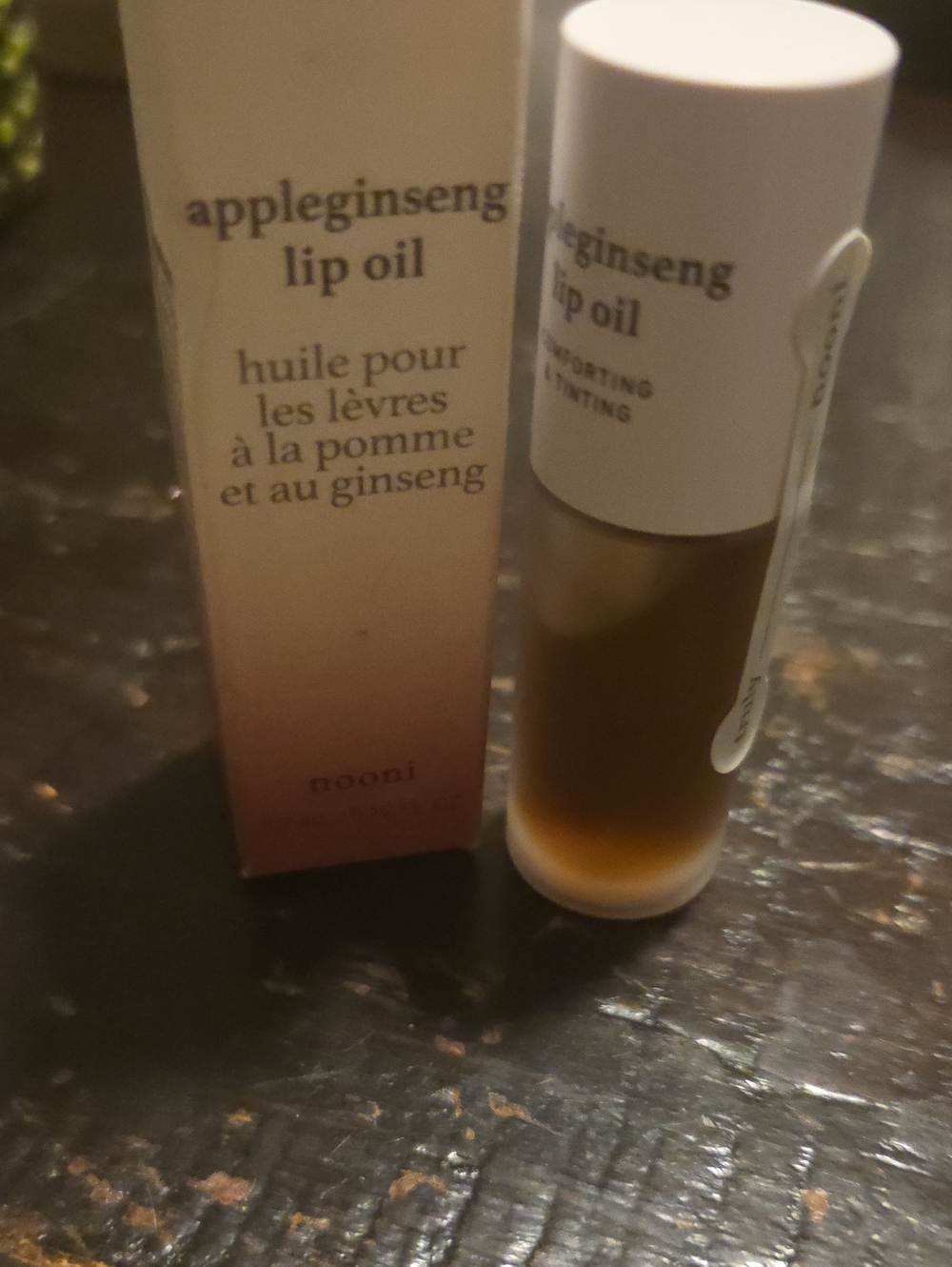 Nooni Color N Appleginseng KOREAN Tinted Lip Oil NiB